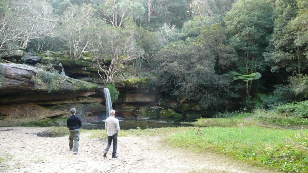 Scouting 'Tomorrow when the war began' - Director Stuart Beattie (left) - PD Robert Webb (right)